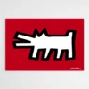 tableau keith haring dog 1.webp
