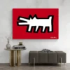 tableau keith haring dog paysage 3 2 3.webp
