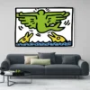 tableau keith haring dolphin flying angel paysage 3 2 3.webp