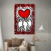 tableau keith haring street art portrait 2 3 4.webp