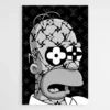 tableau louis vuitton homer 1.webp