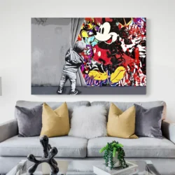 tableau mickey graffiti paysage 3 2 3.webp