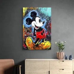 tableau mickey mouse graffiti portrait 2 3 2.webp