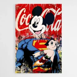 tableau mickey superman 1.webp