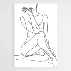 tableau minimaliste femme nue 1.webp