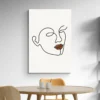 tableau minimaliste femme visage portrait 2 3 4.webp