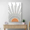tableau minimaliste soleil infini portrait 2 3 4.webp