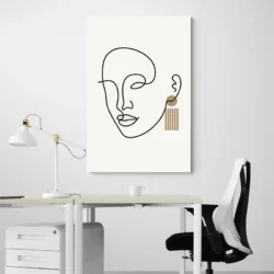 tableau minimaliste visage femme portrait 2 3 2.webp