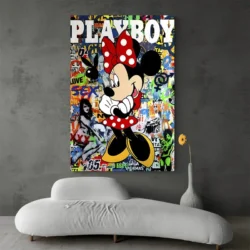 tableau minnie playboy portrait 2 3 4.webp