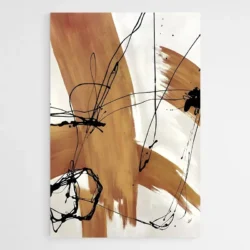 tableau moderne abstrait marron 1.webp