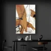 tableau moderne abstrait marron portrait 2 3 2.webp