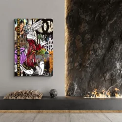 tableau moderne bugs bunny portrait 2 3 2.webp