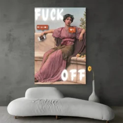 tableau moderne fuck off portrait 2 3 3.webp