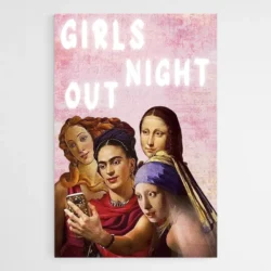 tableau moderne girls night out 1.webp