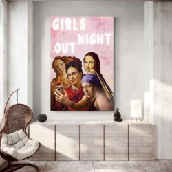tableau moderne girls night out portrait 2 3 4.webp