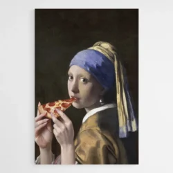 tableau moderne la jeune fille a la perle 1.webp
