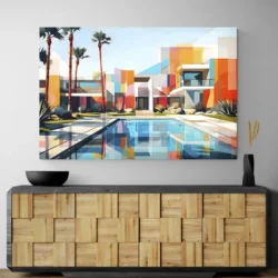 tableau moderne retro paysage 3 2 3.webp