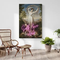 tableau moderne self club love portrait 2 3 4.webp
