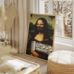 tableau mona lisa cash portrait 2 3 4.webp