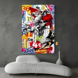 tableau napoleon pop art portrait 2 3 3.webp