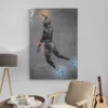 tableau neon michael jordan portrait 2 3 4.webp