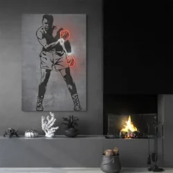 tableau neon mohamed ali portrait 2 3 2.webp
