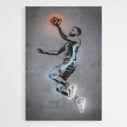 tableau neon stephen curry 1.webp