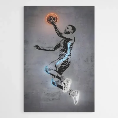 tableau neon stephen curry 1.webp