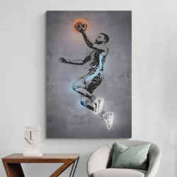 tableau neon stephen curry portrait 2 3 3.webp