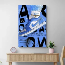 tableau nike air jordan bleu portrait 2 3 3.webp