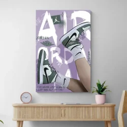 tableau nike air jordan vert portrait 2 3 4.webp