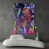 tableau panthere colore portrait 2 3 4.webp