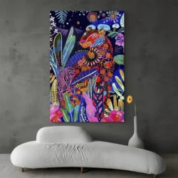tableau panthere colore portrait 2 3 4.webp