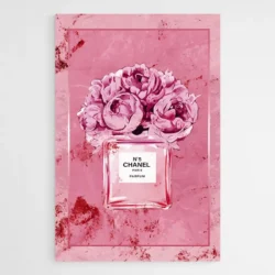 tableau parfum chanel rose 1.webp