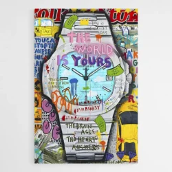 tableau patek philippe street art 1.webp