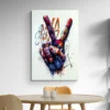 tableau peace street art portrait 2 3 3.webp