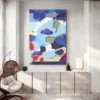 tableau peinture kaws portrait 2 3 4.webp