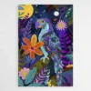 tableau perroquet colore 1.webp