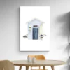 tableau plage cabine portrait 2 3 4.webp