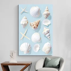 tableau plage coquillages portrait 2 3 2.webp