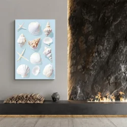 tableau plage coquillages portrait 2 3 4.webp
