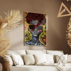 tableau pop art africain portrait 2 3 2.webp