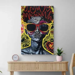 tableau pop art africain portrait 2 3 3.webp
