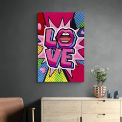 tableau pop art amour portrait 2 3 4.webp