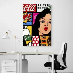 tableau pop art bande dessinee portrait 2 3 3.webp