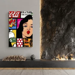 tableau pop art bande dessinee portrait 2 3 4.webp