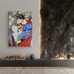 tableau pop art batman superman portrait 2 3 3.webp