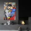 tableau pop art batman superman portrait 2 3 4.webp