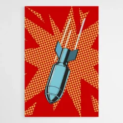 tableau pop art bombe 1.webp