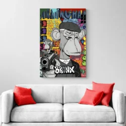 tableau pop art bored ape portrait 2 3 2.webp